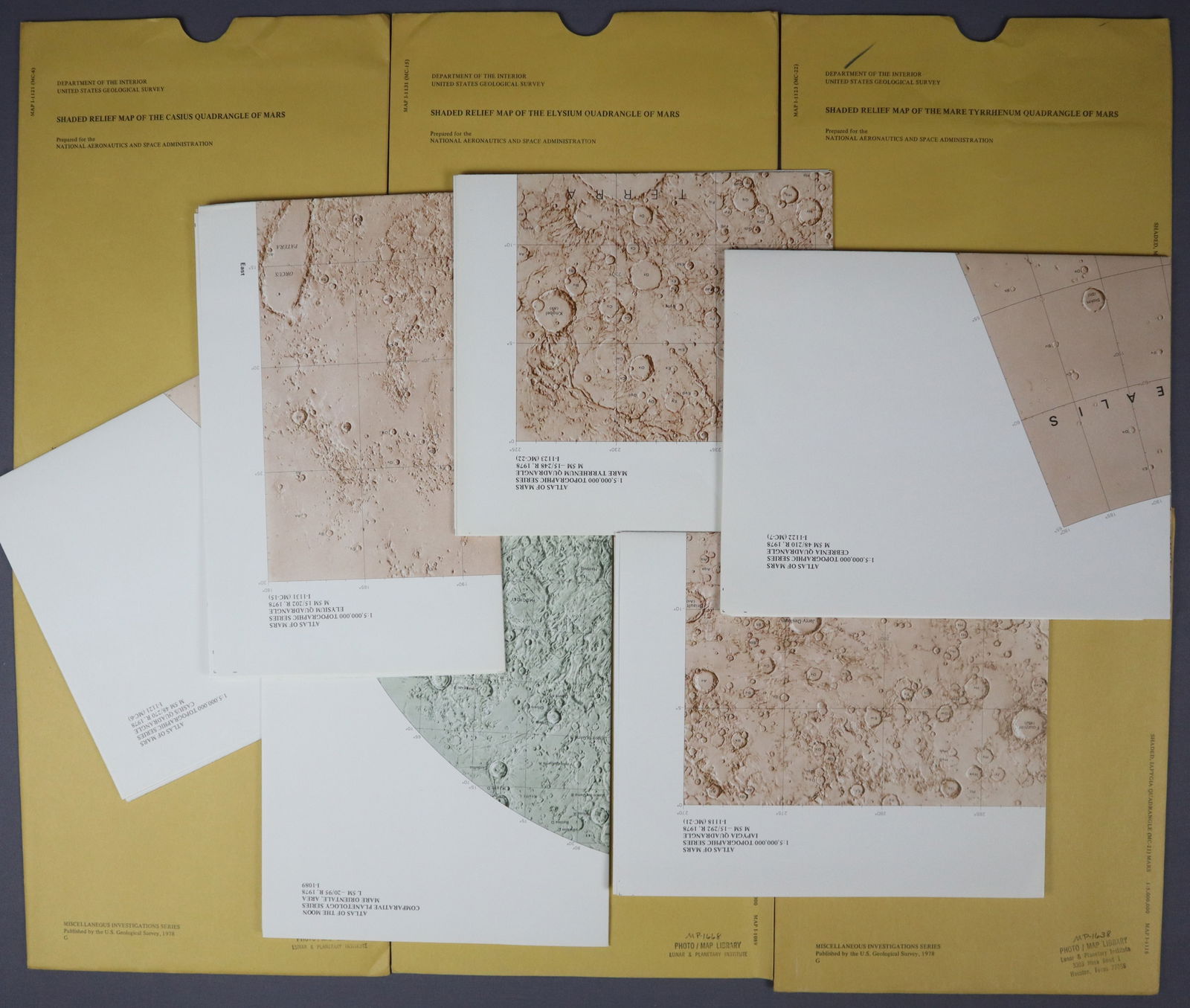 6 - NASA Shaded Relief Maps of Mars