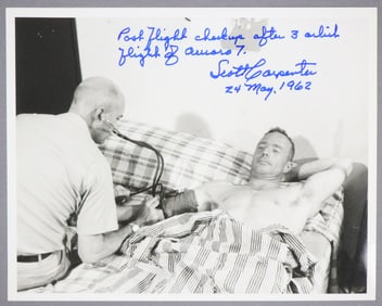 Vintage Scott Carpenter Signed NASA Photograph