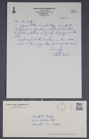 Charlie Duke Typed Letter Signed