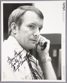 Gerry Griffin Signed Apollo 15 Glossy Photograph