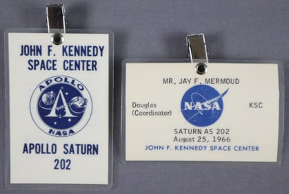 2 - Apollo Saturn 202 Badges