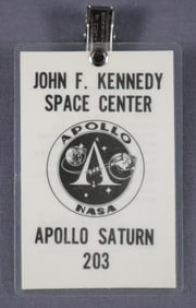 NASA Apollo Saturn AS-203 Launch Viewing Badge