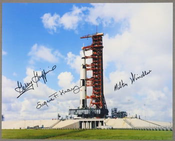 Launch Director's Signed Photograph by Kranz, Griffin & Windler