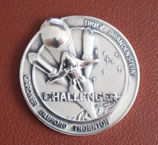 Woody Spring's STS-8 Robbins Medallion