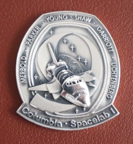 Woody Spring's STS-9 Robbins Medallion