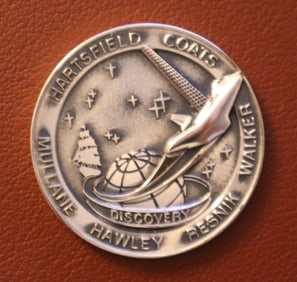 Woody Spring's STS-41D Robbins Medallion