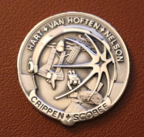 Woody Spring's STS-41C Robbins Medallion