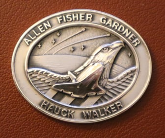 Woody Spring's STS-51A Robbins Medallion