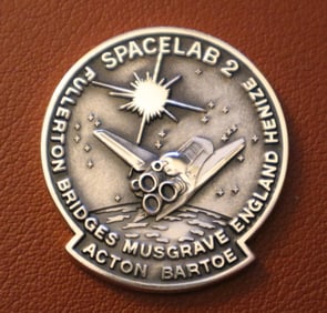 Woody Spring's STS-51F Robbins Medallion