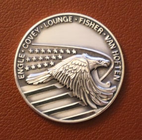 Woody Spring's STS-51I Robbins Medallion