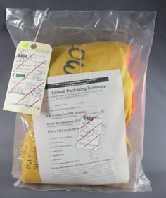 Space Shuttle Era Life Raft with Tags