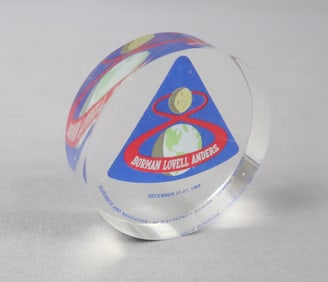 Apollo 8 Guidance & Navigation Lucite from AC Electronics Divsion