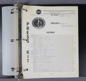 Apollo 14 Vintage Press Kit in Binder