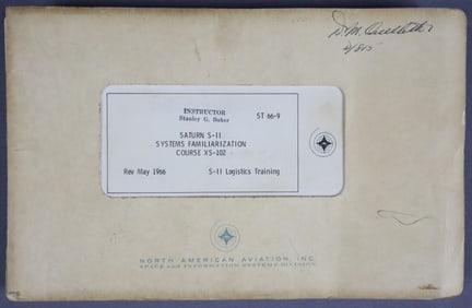 1966 Saturn S-11 Familiarization Training Manual