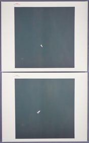 2 - Apollo 7 NASA Red Numbered Type 1 S-4B Stage Photographs