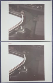 2 - Apollo 7 NASA Red Numbered Command Module Interior Type 1 Photographs