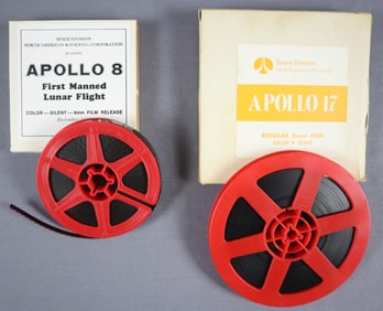 Rockwell Apollo 8  & 17 Vintage Color Film
