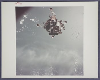 Apollo 9 NASA Red Numbered Type 1 Lunar Module 3 Photograph