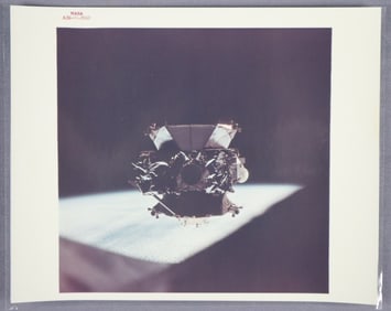 Apollo 9 NASA Red Numbered Type 1 Lunar Module 3 Photograph