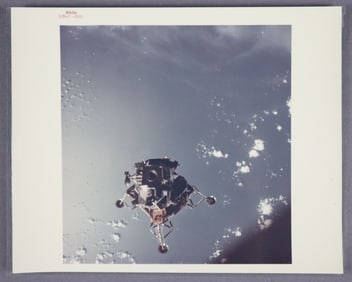 Apollo 9 NASA Red Numbered Type 1 Lunar Module Photograph