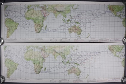 Apollo 11 Earth Orbit Tracking Charts
