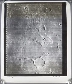 Original Lunar Orbiter 4 Oversized Photograph