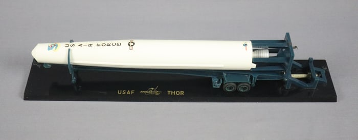 USAF Thor contractor model Rocket on Mobile Launch Platform