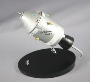 Apollo Command & Service Module Al Worden Signed Model