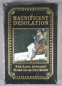 Buzz Aldrin Signed Edition Leather Bound Book "Magnificent Desolation"