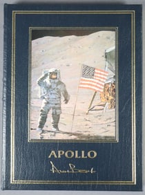 Alan Bean Signed Collector's Edition Leather Bound Book "Apollo"
