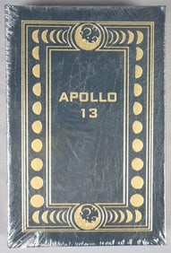 Jim Lovell Signed Leather Bound Book "Apollo 13"