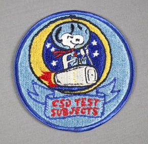 Rare & Vintage Snoopy CSD Test Subject Cloth Patch