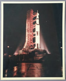 Vintage NASA Apollo 12 Saturn V Photograph