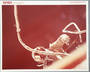 Gemini 9 EVA NASA Numbered Photograph