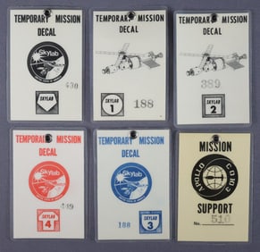6 - Skylab ASTP Access Badges