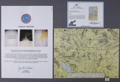 Apollo 9 Flown Photo Map Checklist Page (8, 9/10, 11)