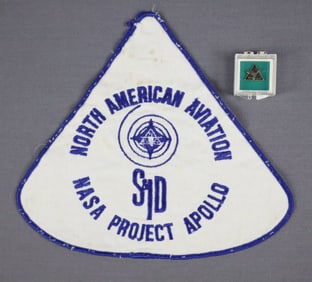 Bob Giffen's North American Aviation Project Apollo Back Patch & Pin