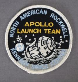 Rare KSC Apollo Launch Team Member Bob Giffen's Patch