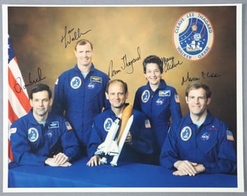 Vintage STS-30 Crew Signed NASA Photograph