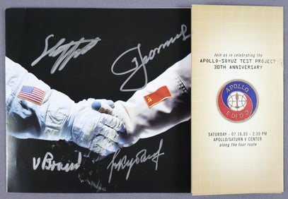 ASTP 30th Anniversary Crew Signed Official Program with COA & Extras