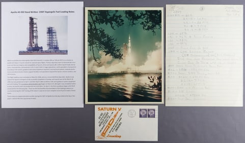 Apollo AS-502 / Apollo 6 CDDT Hypergolic Fuel Loading Page & More