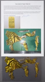 Large Sections of Flown Apollo 13 Kapton Foil