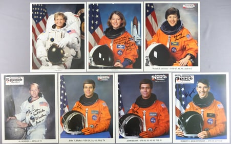 7 - Astronaut Signed Lithographs