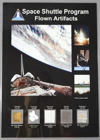 Space Shuttle Program Flown Artifacts Presentation Display