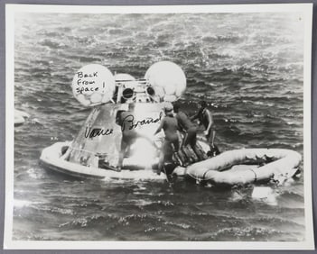 Vance Brand Signed Recovery Photograph