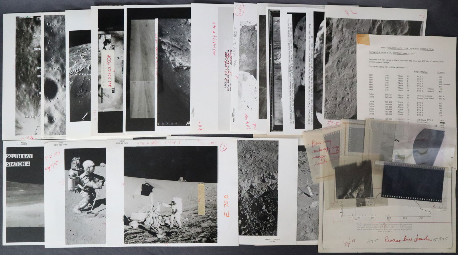 Rare Working Photograph Archive of Apollo on the Moon (1 of 8)