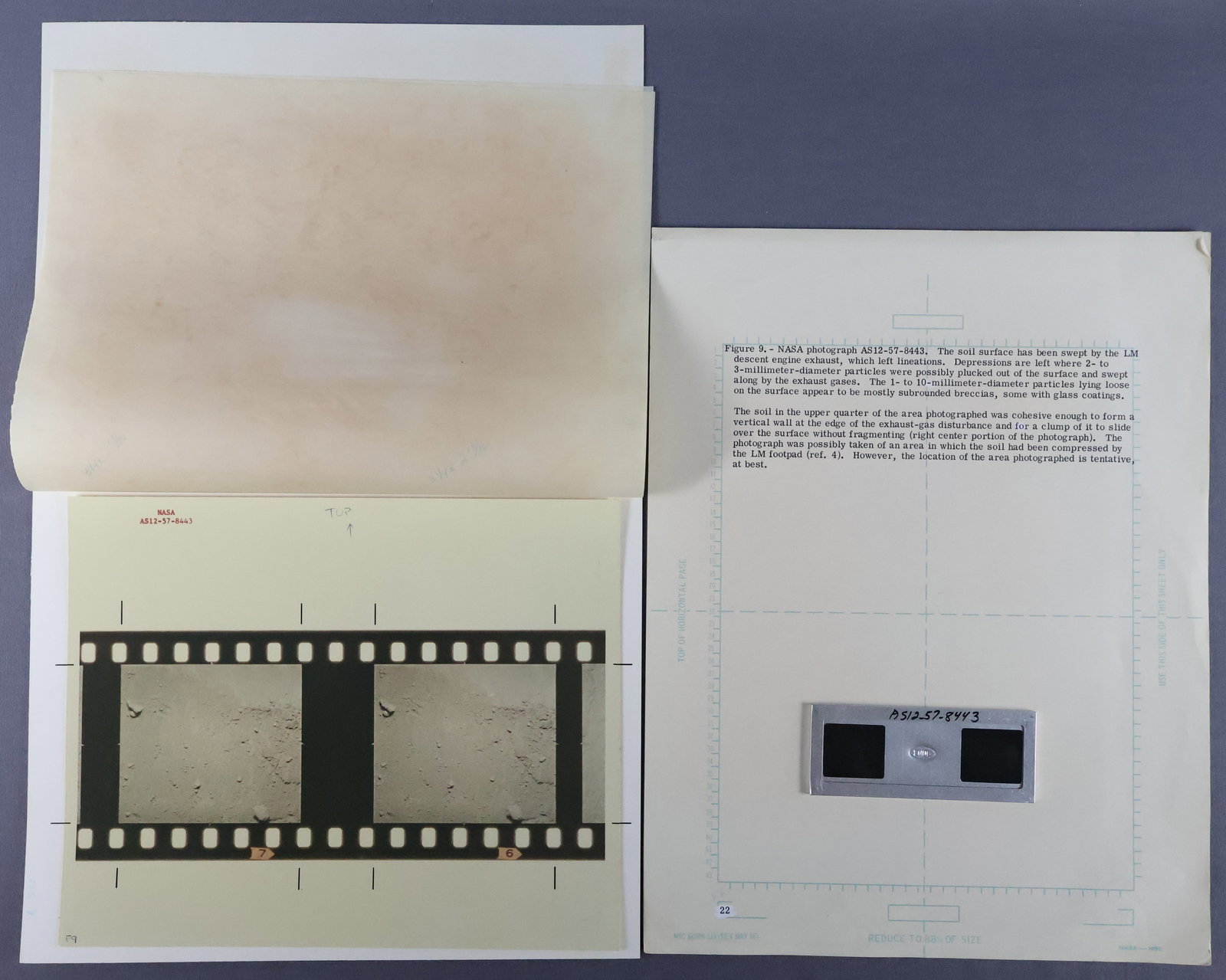 Apollo 12 Original Stereo Slide & Red Numbered Proof Photograph #1 (1 of 2)