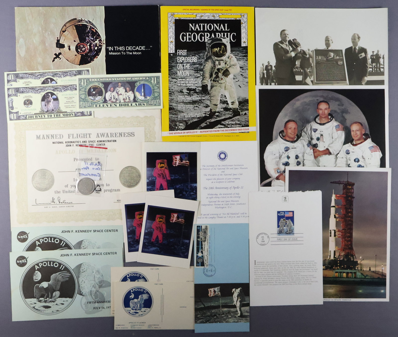 Apollo 11 Vintage Mission Souvenirs (1 of 5)