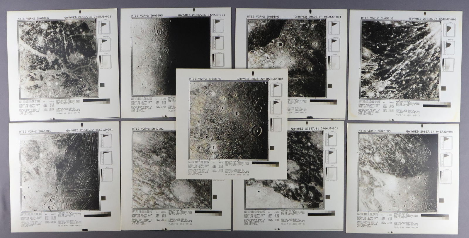 9 - Original NASA Voyager 2 Telemetry Lunar Surface Photographs (1 of 2)