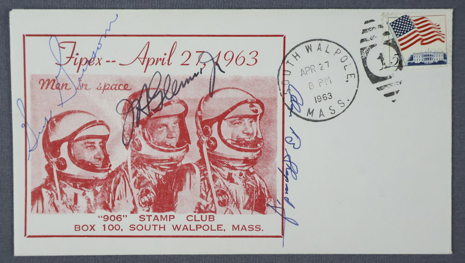 First 3 Americans To Fly In Space Signed Cover (1 of 2)